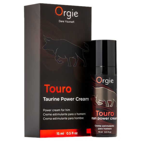 Orgie Touro Power - krem wzmacniający erekcję (15 ml)