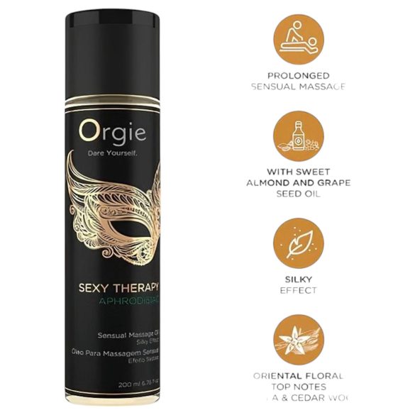 Orgie - olejek do masażu erotycznego - afrodyzjak - 200ml