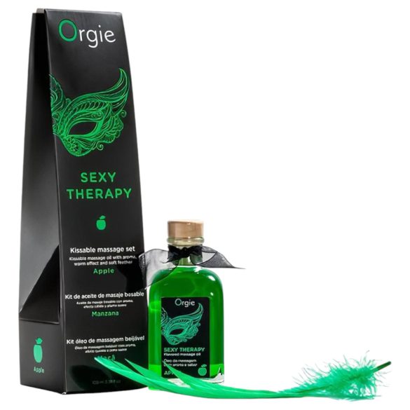 Orgie Sexy Therapy - zestaw olejków do masażu - jabłko