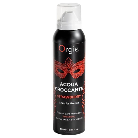 Orgie Acqua Croccante - pianka do masażu - truskawka (150 ml)