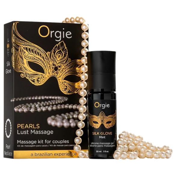 Orgie Pearls Lust - żel do masażu z naszyjnikiem z pereł