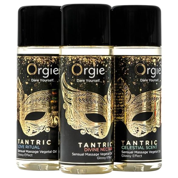 Orgie Tantric - Zmysłowy zestaw olejków do masażu (3x30ml)