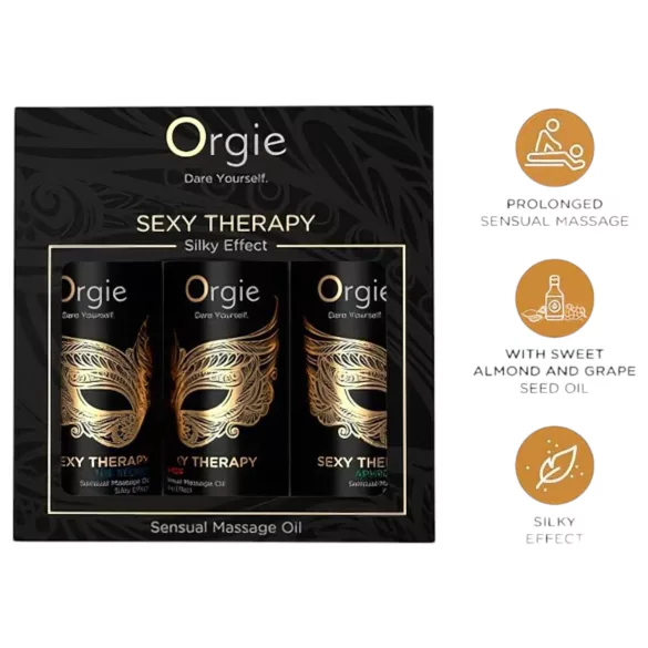 Orgie - zestaw olejków do masażu intymnego - 3x30ml