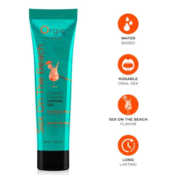 Orgie Cocktail - jadalny lubrykant - Sex On The Beach - 100 ml