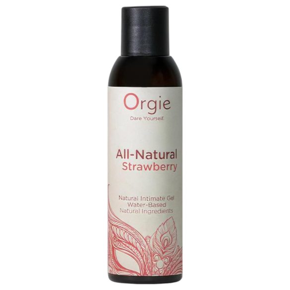 Orgie All Natural - żel nawilżający na bazie wody - truskawka (150ml)