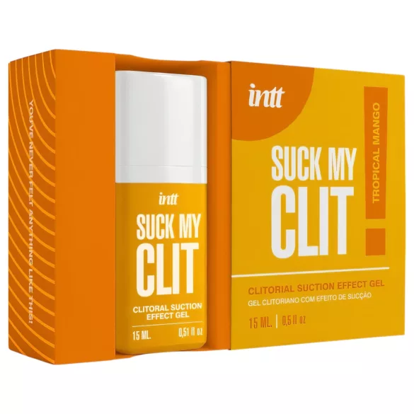 Intt Suck My Clit - żel stymulujący łechtaczkę dla kobiet - mango (15 ml)