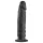 Baseks Slimline - czarny analny dildo z przyssawką