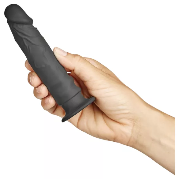 Baseks Slimline - czarny analny dildo z przyssawką
