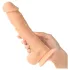 Willie City Luxe - realistyczny silikonowy dildo (w kolorze ciała) - 23 cm
