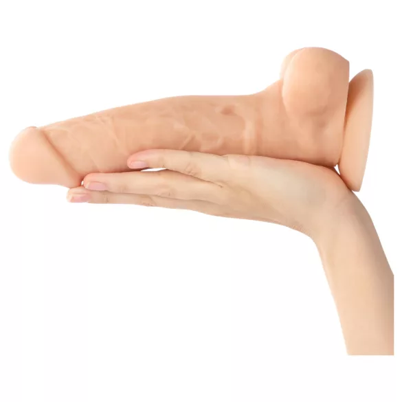 Willie City Luxe - realistyczny silikonowy dildo (w kolorze ciała) - 23 cm