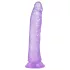 Baseks Jellies - żelowy dildo z przyssawką (fioletowy)