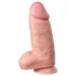 Willie City - gruby realistyczny dildo (kolor cielisty) - 24,5 cm