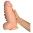 Willie City - gruby realistyczny dildo (kolor cielisty) - 24,5 cm