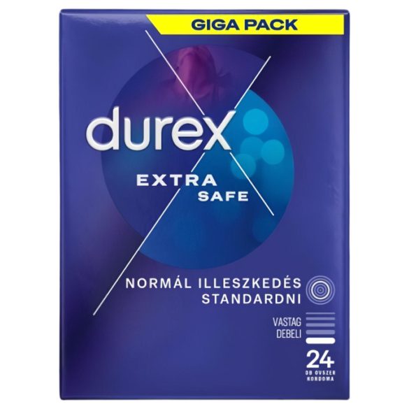 Durex - prezerwatywy extra bezpieczne - 24 sztuki