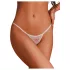 Obsessive Weddya Bride - stringi otwarte (białe) - L/XL