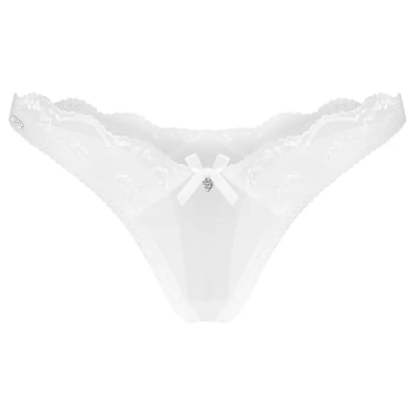 Obsessive Weddya - koronkowe stringi (białe)