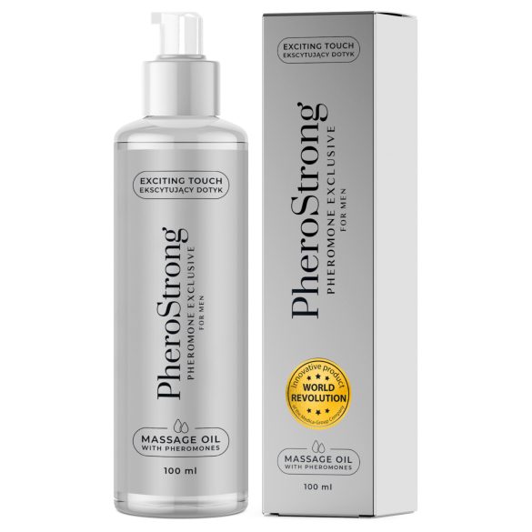 PheroStrong Exclusive - olejek do masażu dla mężczyzn (100ml)