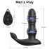 Men's Play - czarny wibrator prostaty z ruchem góra-dół