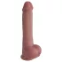 Natural Play - silikonowy dildo 24 cm (naturalny)