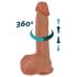Natural Play - obrotowy wibrator (naturalny)