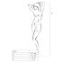 Passion BS019 - siatkowy zestaw (czarny) - S-L