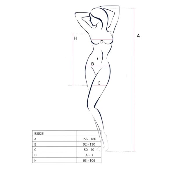 Passion BS026 - sukienka mini na ramiączkach - czarna - S-L