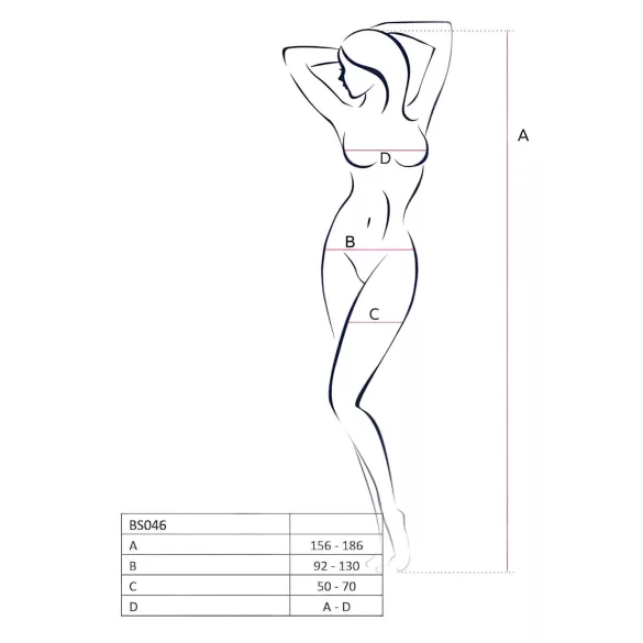 Passion - komplet siateczkowy z kwiatowym wzorem - czerwony - S-L