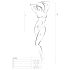 Passion BS064 - otwarty koronkowy body (czerwony) - S-L