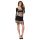 Passion BS105 - mini sukienka z siatki (czarna) - S-L