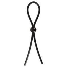 Magic Shiver - regulowany pierścień na penisa (czarny)