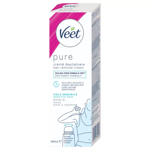 Veet Pure - krem do depilacji bikini i pach - do skóry wrażliwej 100ml