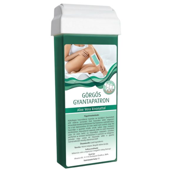 Wkład z woskiem w rolce szeroka głowica (100 ml) - aloe vera