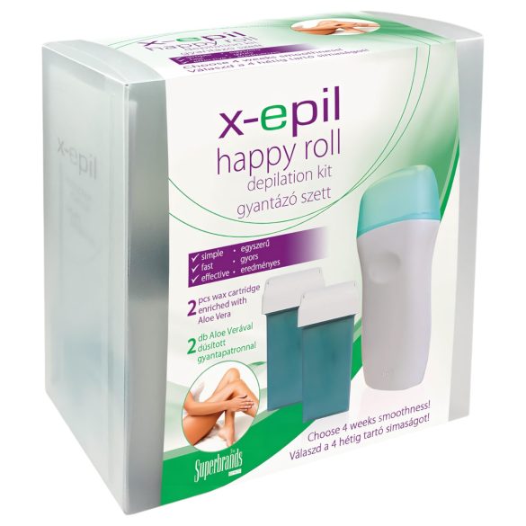 X-Epil Happy roll - zestaw woskowy