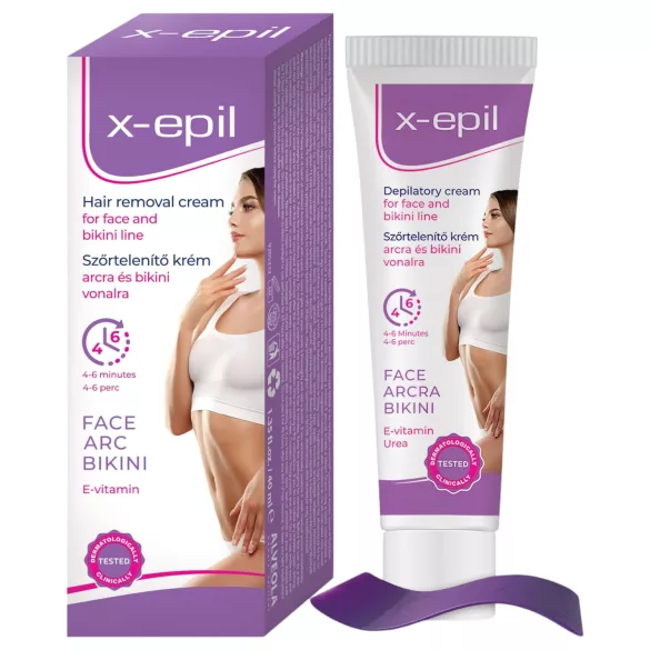 X-Epil - krem do depilacji twarzy i okolic bikini - 40 ml