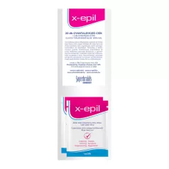   X-Epil - paski do depilacji z tkaniny 20 sztuk + chusteczki olejowe 2 sztuki