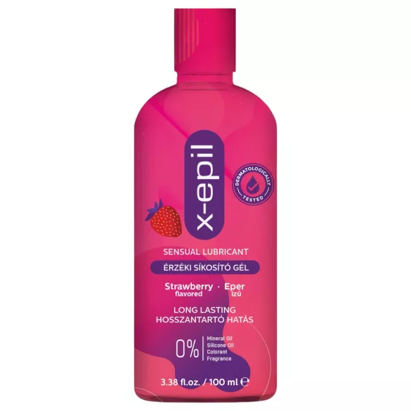 X-Epil - żel intymny nawilżający o smaku truskawkowym 100ml