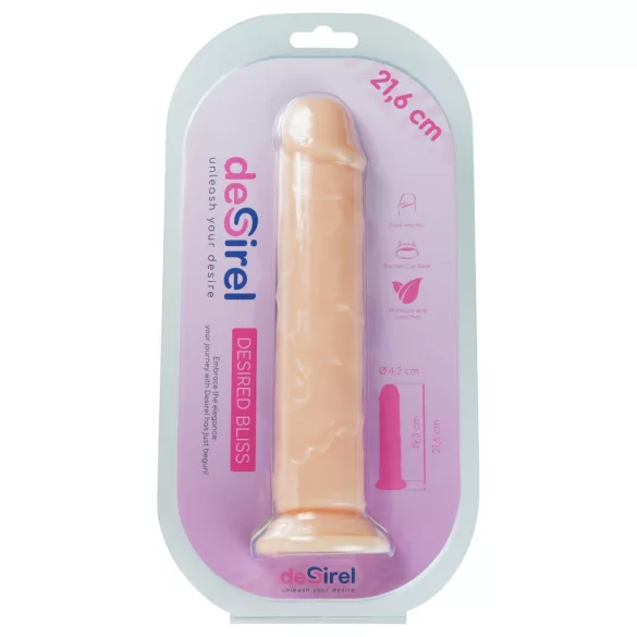 Desirel Ucieleśniona Rozkosz - przyssawkowy dildo (naturalny)