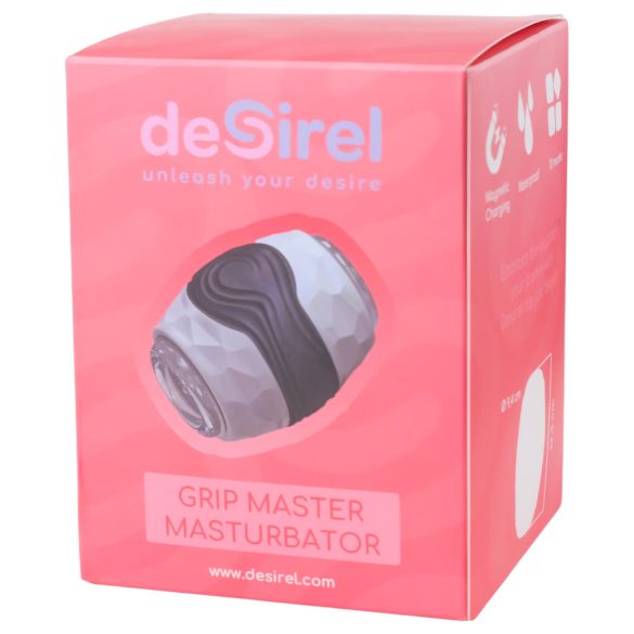 Desirel Grip Master - masturbator zaciskający - szary