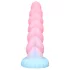 OgazR - dildo świecące w ciemności - jednorożec - 22cm - tęczowy