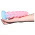 OgazR - dildo świecące w ciemności - jednorożec - 22cm - tęczowy