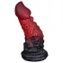 OgazR - dildo ośmiornicy - 19 cm - czerwony