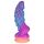 OgazR - świecący smok dildo - 22cm (fioletowo-różowy)