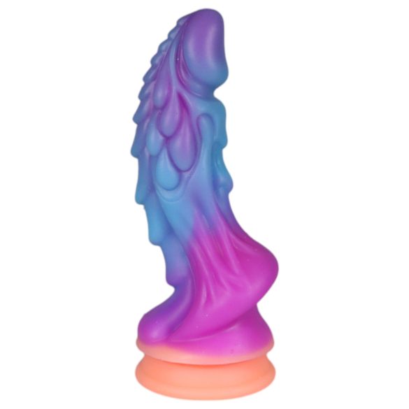OgazR - świecący smok dildo - 22cm (fioletowo-różowy)