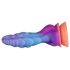 OgazR - świecący smok dildo - 22cm (fioletowo-różowy)