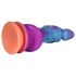 OgazR - świecący smok dildo - 22cm (fioletowo-różowy)