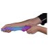 OgazR - świecący smok dildo - 22cm (fioletowo-różowy)