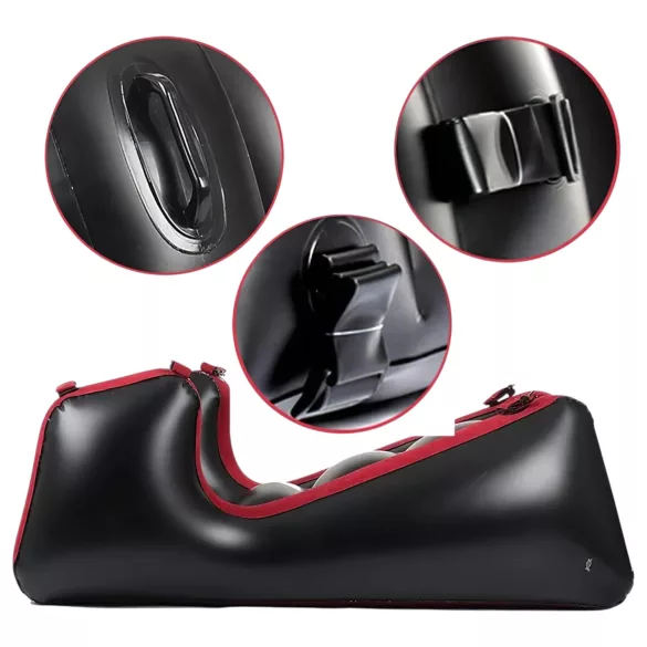 Desirel Magic Pillow - dmuchana sofa do pozycji seksualnych (czerwona)