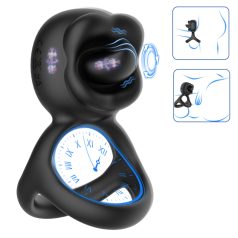   Biu-Biu - pierścień na penisa z wibratorem do łechtaczki - czarny