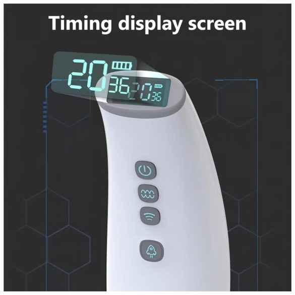 Lonely - masturbator ssący i ogrzewany z dźwiękiem - biały