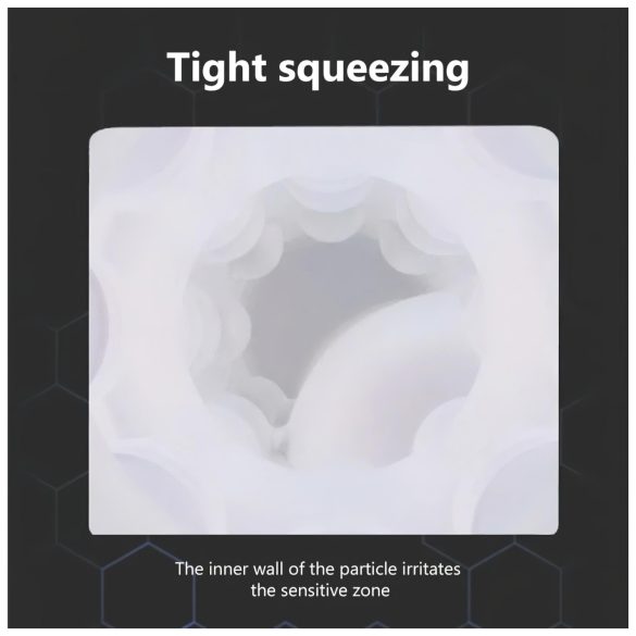 Lonely - masturbator ssący i ogrzewany z dźwiękiem - biały